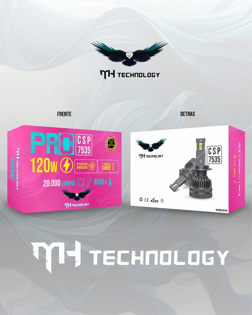 Foco led MH H1 120w