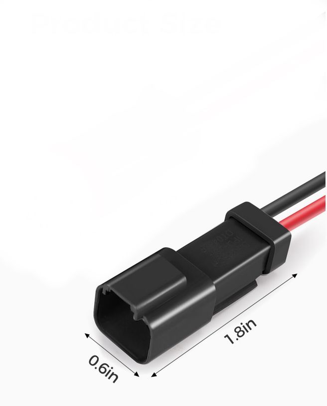 Conector impermeble hembra cableado