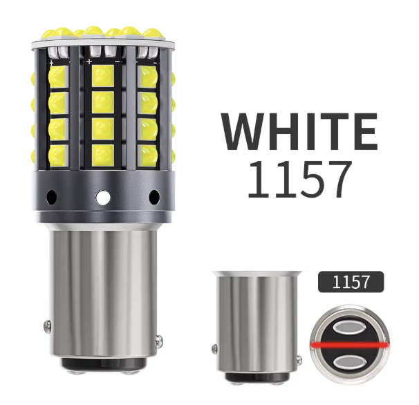 Led Base foco doble 1157 Blanco