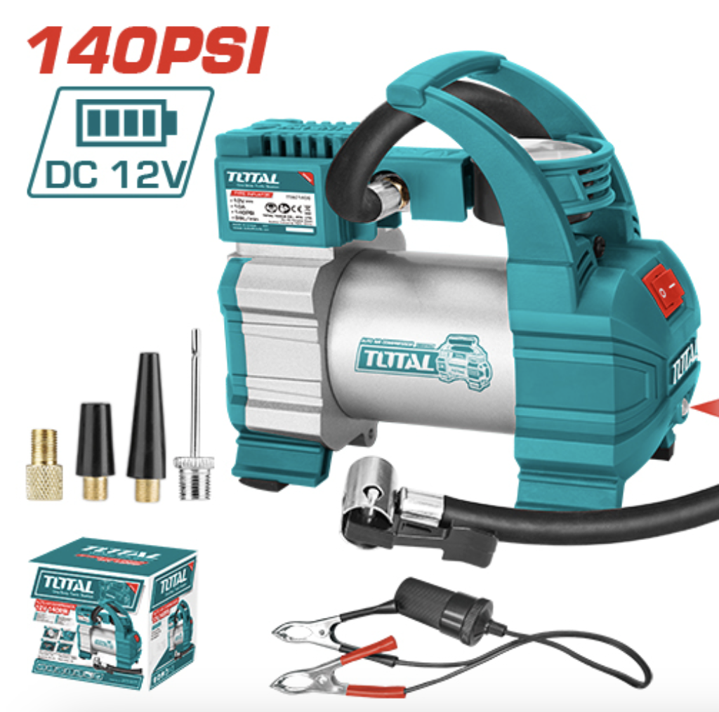 Compresor total un cilindro 140psi 12V