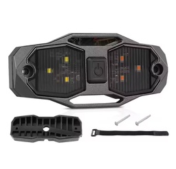 Led rock con boton Blanco Naranja