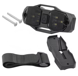 Led rock con boton Blanco